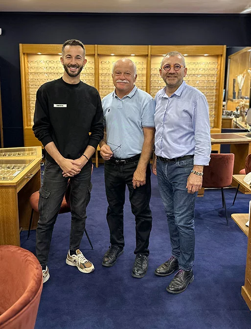 Une équipe Mallet Opticines Versailles